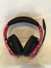 Amazon Basics Pro Gaming Headset Headphones Red Wired
