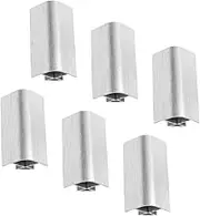 Tofficu 6pcs Cabinet Corner Guard Baseboard Border Protector Skirting Line Clip for Water Stain Isolation and Dirt Prevention Kitchen and Home