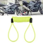 Disc Lock Reminder Minder Disk Cable Coil Motorcycle Replacement Part Scooter