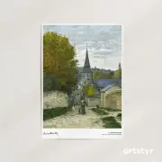 Street in Sainte-Adresse · Claude Monet, 1867 · Gallery Giclée Wall Art Print