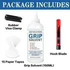 Golf Repair Regrip Set Re Grip -Clamp - Knife - Grip Tape -150ml Grip Solvent AU
