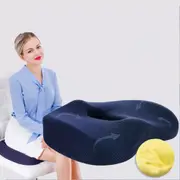 Memory Foam Seat Cushion Back Hip Support Lumbar Pain Relief Pillow