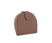 Genuine Leather Mens Multi Colours Horse shoe/Coin Tray Purse Coin Pouch - Tan