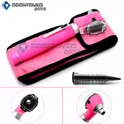 Fiber Optic Mini Otoscope Light Pink Color (Diagnostic Set)