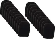 FRCOLOR 20pcs Sponge Microphone Covers for Headset Mics Professional Windscreen Protection for Lapel Microphones Durable and Practical Design for Moisture Dirt Resistance