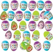 Fun Express 2 1/4" Religious Fun Animal Sticker-Filled Plastic Easter Eggs - 24 Pieces