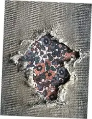 Ditsy Floral in Stretch Jean Patches Super Strong Iron On- by Holey Patches