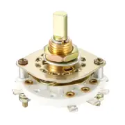 Band Channel Rotary Switch Selector 2P3T 2 Pole 3 Position, 1 Pcs