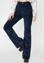 [Levis] Navy Blue Ribcage Wide Leg Corduroy Pants