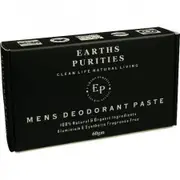 Earths Purities Mens Natural Deodorant Paste