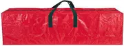 IOIUSKKU Premium Christmas Xmas Tree Storage Zip Bags Convenient Storage Tote, Red, 135x34x68cm