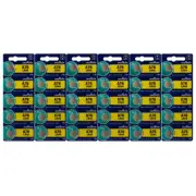 30 Murata LR44 1.5 Volt Alkaline Button Cell Batteries
