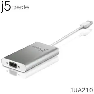 【3CTWON】含稅附發票 j5 create JUA210 USB2.0 外接 顯示卡 外接顯示擴充卡 D-Sub