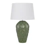 Madrid Ceramic Table Lamp, Green