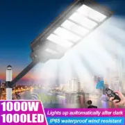12000000lm LED Solar Street Light Security Flood Lamp Motion Sensor Outdoor Wall