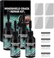 2025 Glass Crack Repair Kit, Advanced Automotive Windshield Crack Repair Fluid, Windshield Crack Repair Kit, for Automotive Windshield Tools (4)