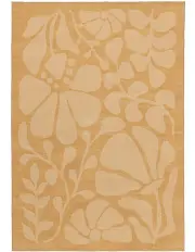 [Miss Amara] Shahi Botanical Washable Rug in Beige
