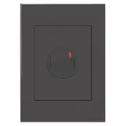 HPM VIVO 1 Gang Double Pole Wall Switch - Grey