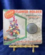 Vintage Garden Club Metal Flower Frog 1.5 in / Beagle Mfg NEW *READ*