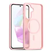 ZUSLAB Galaxy A36 Magnetic Case Slim Hybrid Pro Shockproof Translucent Protective Cover for Samsung (2025) - Pink