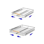 Pull Out Drawer Cabinet XS - Cabinet Width: 12.3"~18.5" * Depth: 17.3" 1