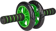 Ｓｉｍｈｏａ Ab Roller Wheel Body Building No Noise Core Muscle Training Exercise Wheel Workout Equipment, Green