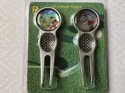 Golf Divot Tools and Removable Ball Markers for Holidays Gift