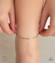 Sun-Kissed Radiance Silver Anklet by Paparazzi