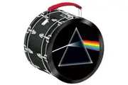 Aquarius Pink Floyd Collectable Drum Shaped Fun Lunch Storage Box 29x17cm Black