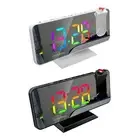 Alarm Clock Radio Digital Alarm Clock Adjustable Brightness 7 Colors Night
