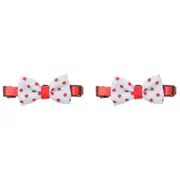2x Pidan Adjustable 12cm Bow Tie Neck Collar Pet Cat/Kitten Necktie Accessory A5