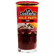 La Costena Mole Paste Hot Mexican Sauce Latin 8.25 Oz Glass Jar Mexican Salsa