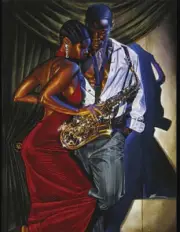 Sax Appeal, an African American, Black Art Print by Kevin A. Williams (WAK)