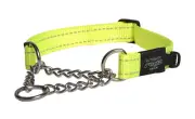 Rogz Control Obedience Non-Slip Dog Collar Dayglo Large