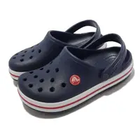 在飛比找momo購物網優惠-【Crocs】洞洞鞋 Crocband Clog K 藍 布