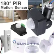 LED 180° Security PIR Infrared Motion Sensor Detector Switch Outdoor Wall Light