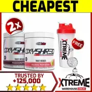 2X OXYSHRED BY EHPLABS 60 SRV THERMOGENIC FAT BURNING WEIGHT LOSS TWIN PACK