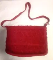 The SAK Purse Red Flap Boho Shoulder Handbag NEW
