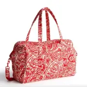 Vera Bradley Miramar Weekender - Paisley Key - Cotton Gabardine - NEW