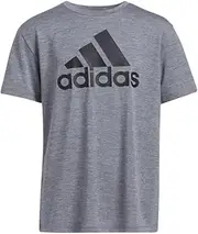 [adidas] Boys Size Short Sleeve AEROREADY Mélange Performance Tee