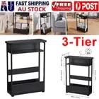 7.1" 3-Tier Narrow Side Table for Small Space with Magazine Rack End Table Gifts