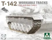 Takom 1/35 T-142 Workable Tracks For M48/M60 Family Plastic Model Kit [2164]