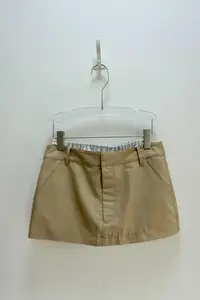 在飛比找Yahoo!奇摩拍賣優惠-小眾設計迷你超短裙低腰裙+打底短褲