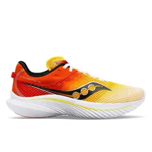 【SAUCONY 索康尼】KINVARA 14 男款 路跑鞋 一般楦(S20823-139 橘 黃 白 慢跑鞋 競速 訓練 4MM)