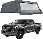 MHXJQY Truck Bed Soft Topper Tonneau Cover Compatible for Toyota Hilux revo vigo TRD Rocco 2006-2025 Foldable Camper Shell Truck Top Accessories