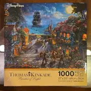 Pirates of the Caribbean Thomas Kinkade Disney 1000pc Puzzle Plus Puzzle Pad