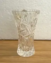 Bohemia Crystal Vase 4 in x 2 1/2 in 24% PbO New In Box Vintage