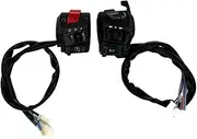 TKTGNVNZKA 1 Pair 22mm Left&Right Motorcycle Handlebar Switches Horn Turn Signal Headlight Electric Start Handlebar Controller Button WY125