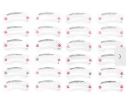 Mei Wang Thrush Artifact Magical Eyebrow Style - 24 Piece Eyebrow Stencil Set