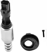 Engine Variable Camshaft Timing Solenoid VCT Solenoid with Seal & Screw Compatible with Ford Lincoln F150 4.6V 5.4L 8L3Z6M280A (Color : Silver)